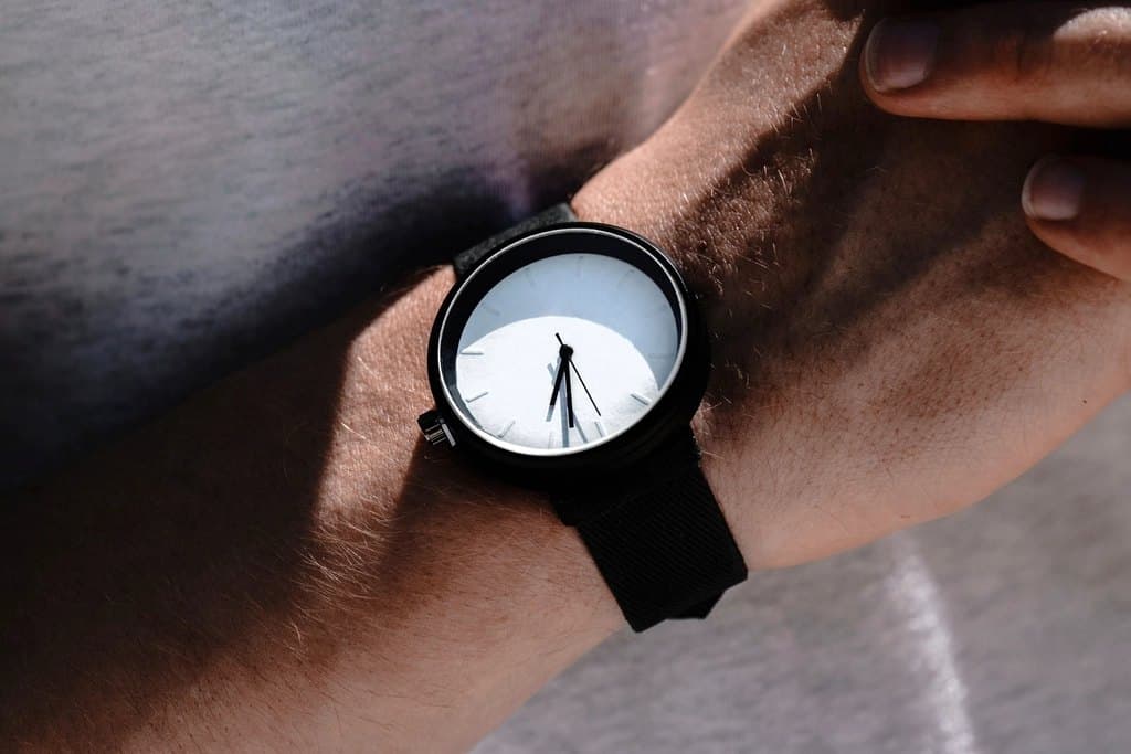 Leather-Strap Watch